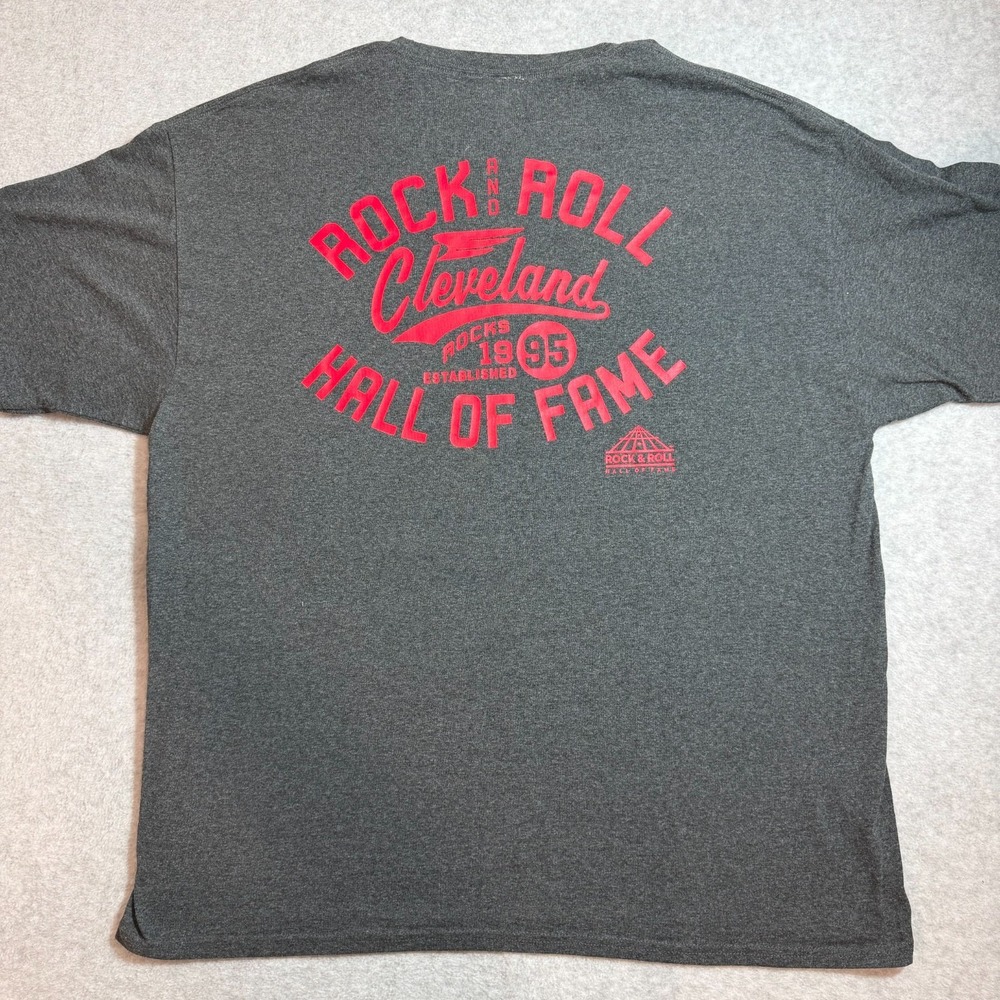 Champion Rock & Roll Hall of Fame Cleveland 1995 Mens 2XL Gray Graphic T-Shirt - Picture 7 of 9
